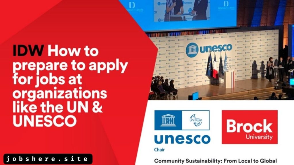 Applying for UNESCO Jobs